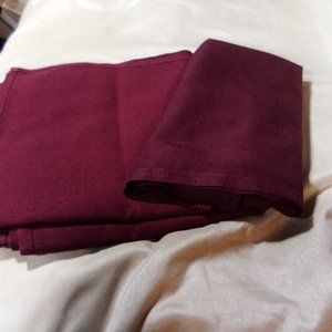 Set Of Burgundy Napkins